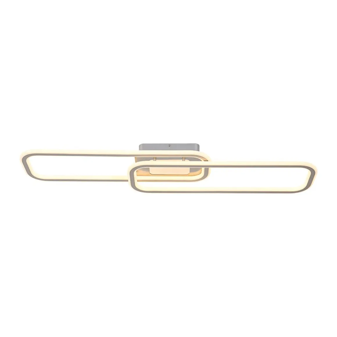 Minimalist Linear Rectangular Ring Dimmable LED Ceiling Light