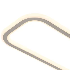 Minimalist Linear Rectangular Ring Dimmable LED Ceiling Light