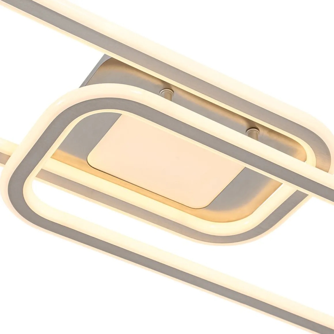 Minimalist Linear Rectangular Ring Dimmable LED Ceiling Light
