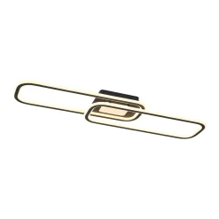 Minimalist Linear Rectangular Ring Dimmable LED Ceiling Light