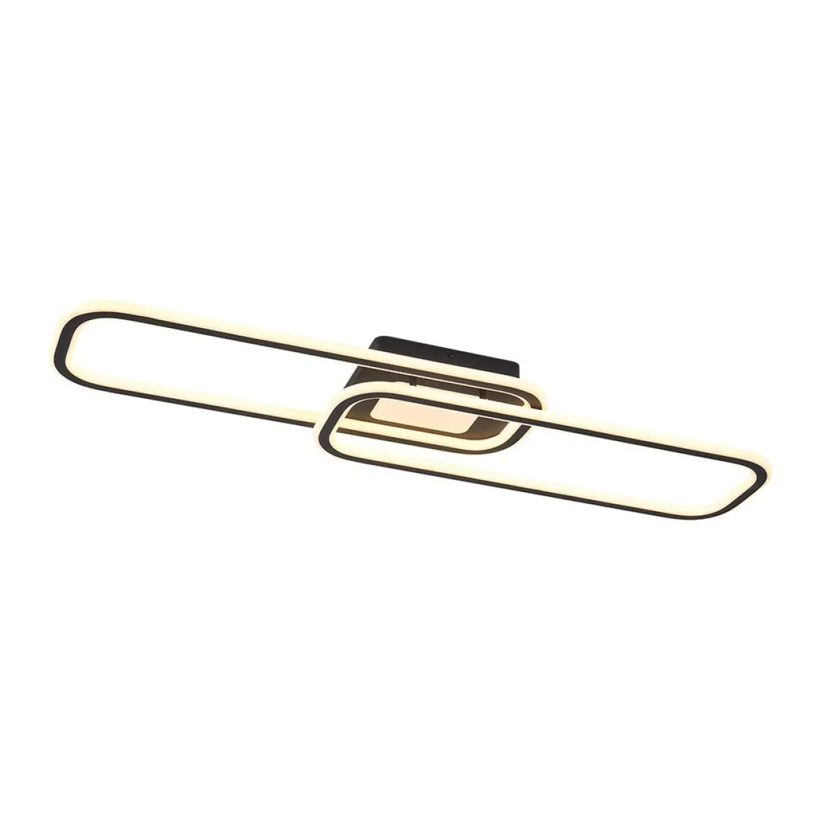 Minimalist Linear Rectangular Ring Dimmable LED Ceiling Light