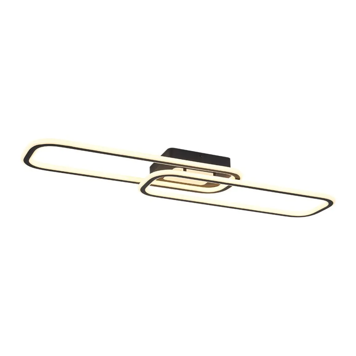 Minimalist Linear Rectangular Ring Dimmable LED Ceiling Light