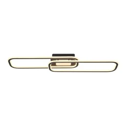 Minimalist Linear Rectangular Ring Dimmable LED Ceiling Light