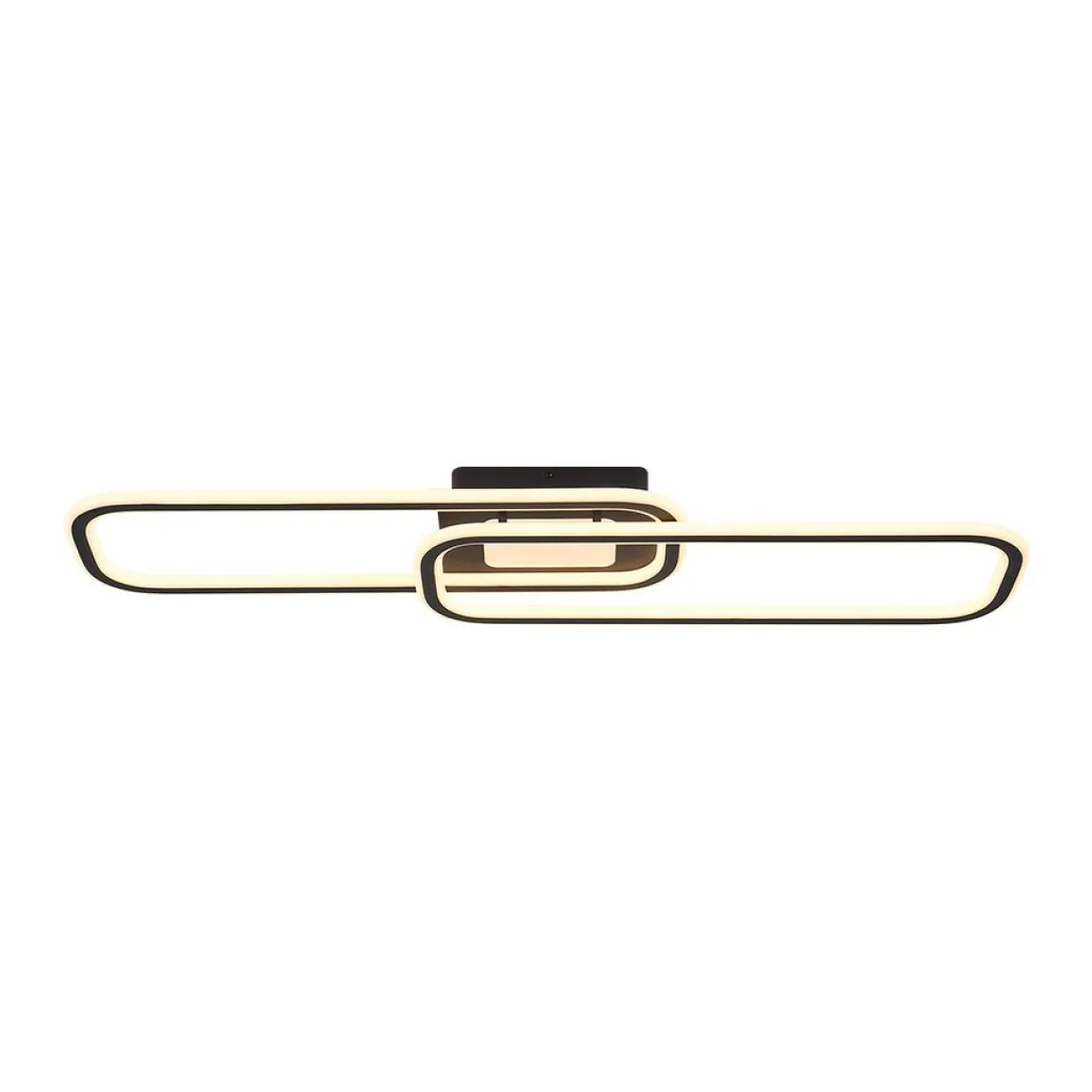 Minimalist Linear Rectangular Ring Dimmable LED Ceiling Light