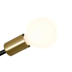 Minimalist Linear Tiered Sputnik Semi Flush Ceiling Light
