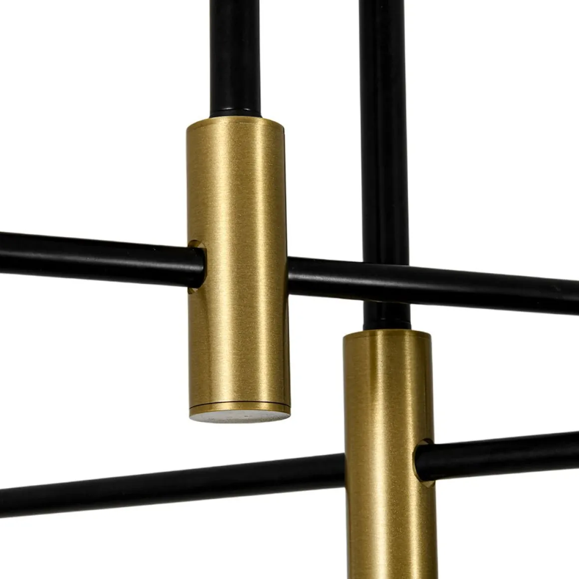 Minimalist Linear Tiered Sputnik Semi Flush Ceiling Light