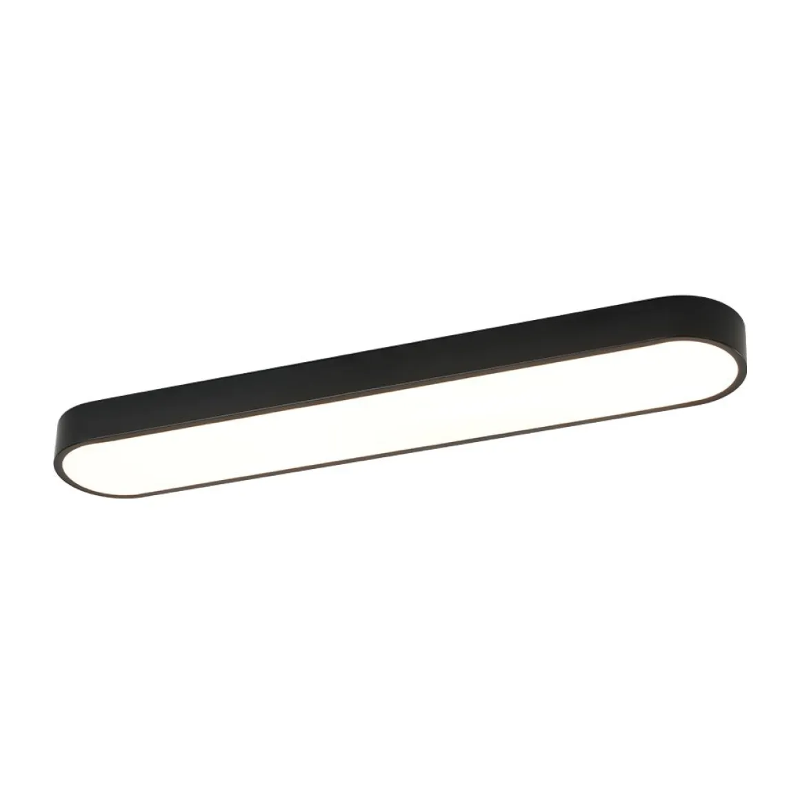 Minimalist Long Oval Dimmable LED Flush Mount Ceiling Light
