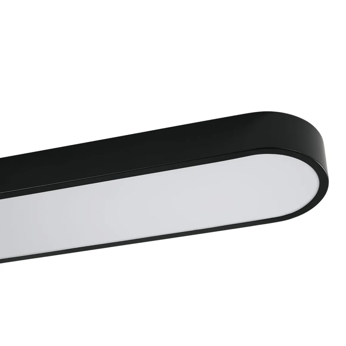 Minimalist Long Oval Dimmable LED Flush Mount Ceiling Light