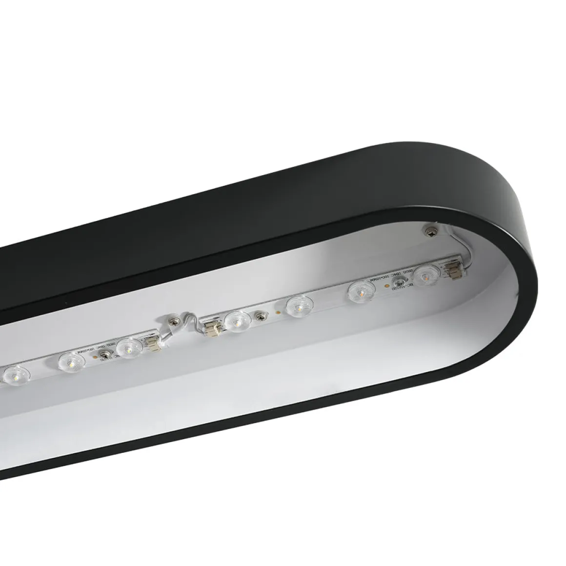 Minimalist Long Oval Dimmable LED Flush Mount Ceiling Light