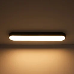 Minimalist Long Oval Dimmable LED Flush Mount Ceiling Light