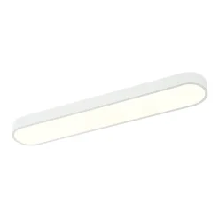 Minimalist Long Oval Dimmable LED Flush Mount Ceiling Light