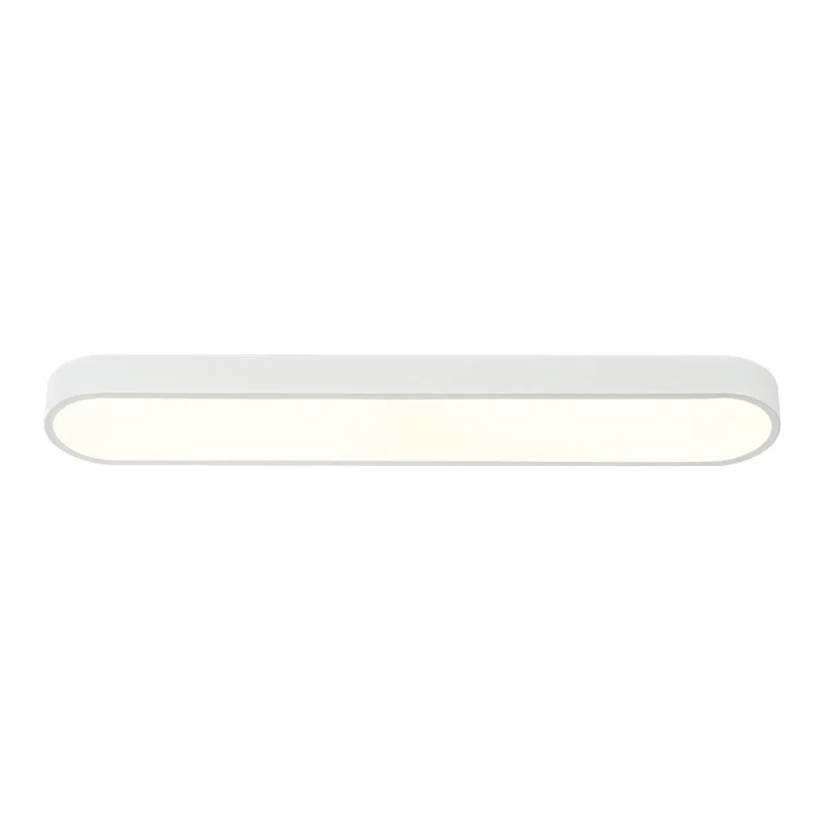 Minimalist Long Oval Dimmable LED Flush Mount Ceiling Light