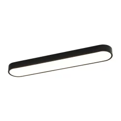 Minimalist Long Oval Dimmable LED Flush Mount Ceiling Light
