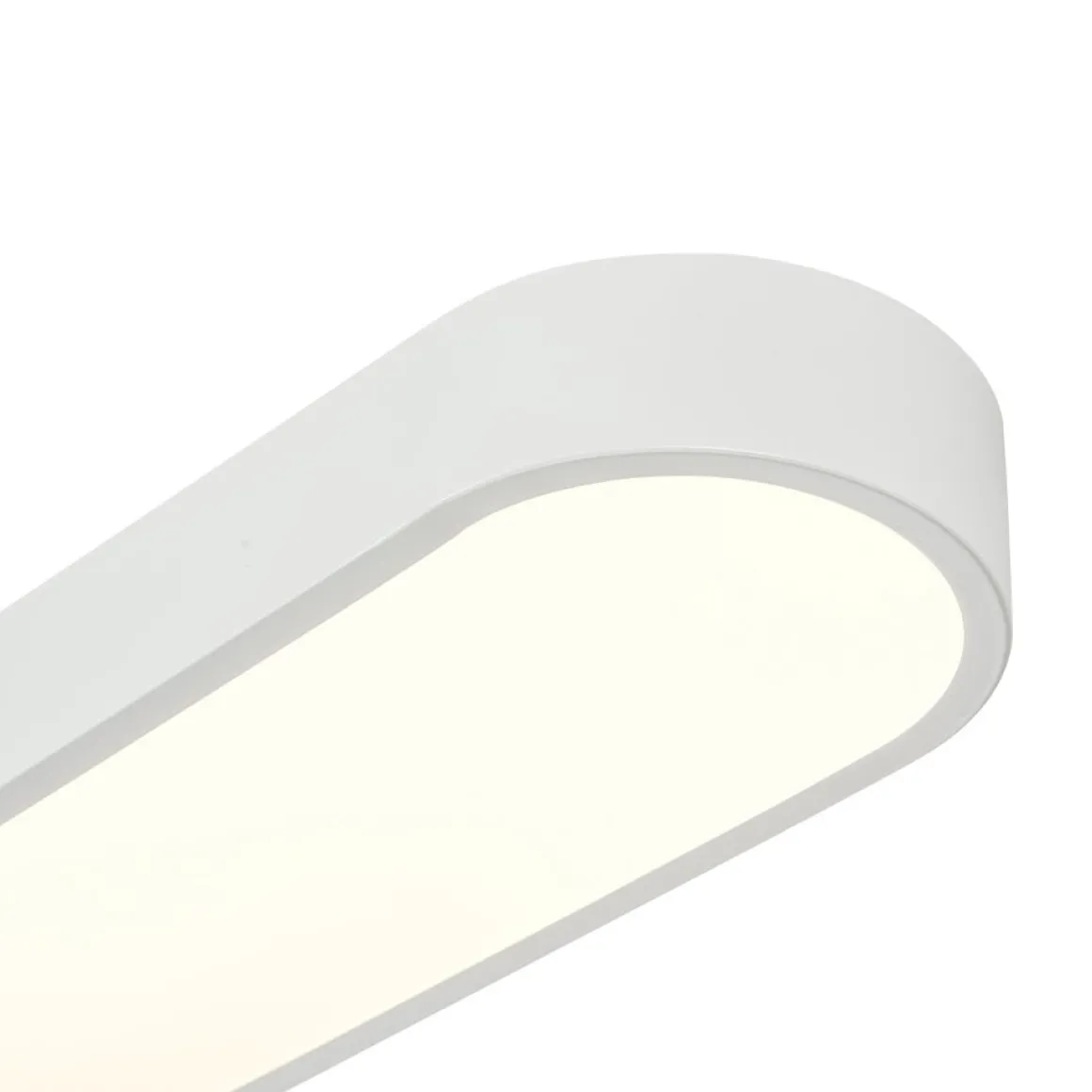 Minimalist Long Oval Dimmable LED Flush Mount Ceiling Light