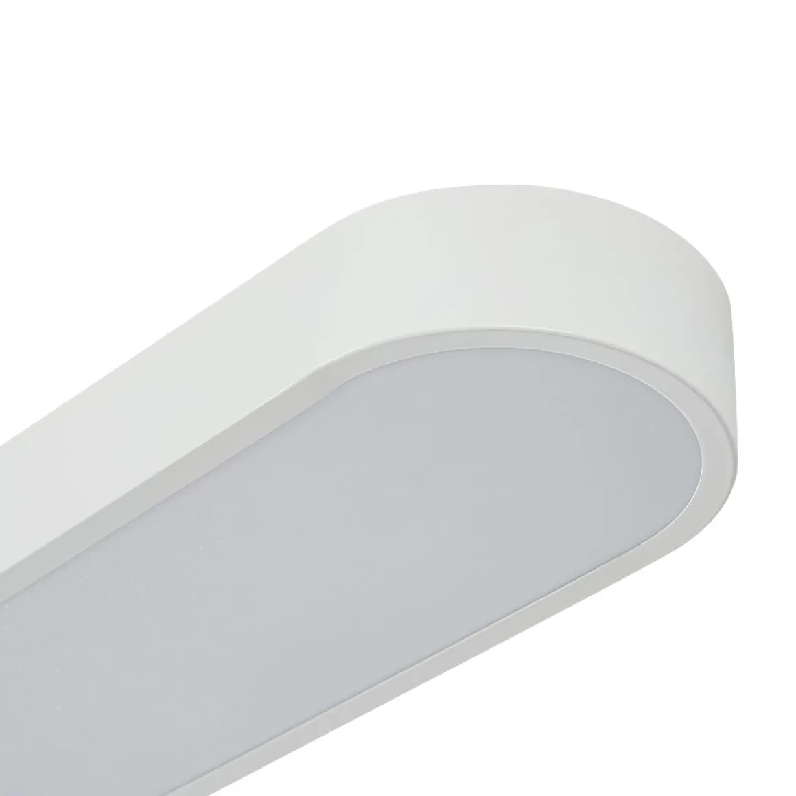 Minimalist Long Oval Dimmable LED Flush Mount Ceiling Light