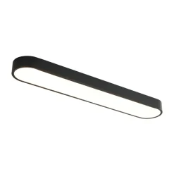 Minimalist Long Oval Dimmable LED Flush Mount Ceiling Light