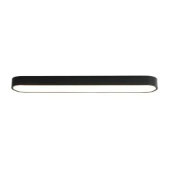 Minimalist Long Oval Dimmable LED Flush Mount Ceiling Light