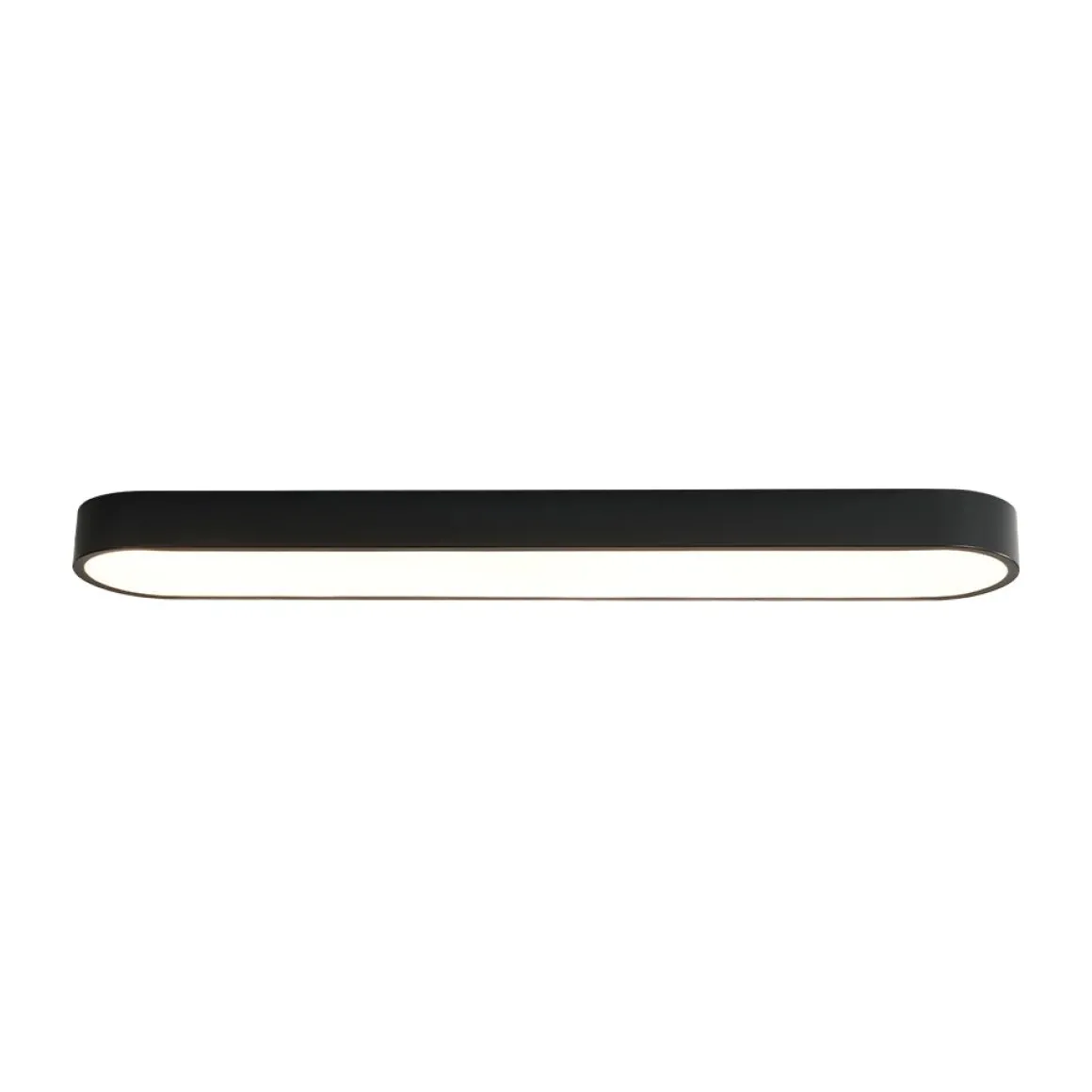 Minimalist Long Oval Dimmable LED Flush Mount Ceiling Light