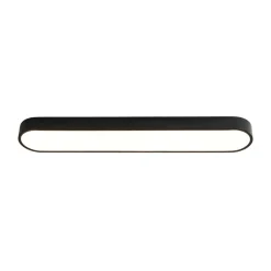 Minimalist Long Oval Dimmable LED Flush Mount Ceiling Light