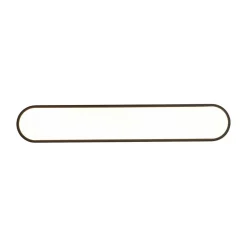 Minimalist Long Oval Dimmable LED Flush Mount Ceiling Light