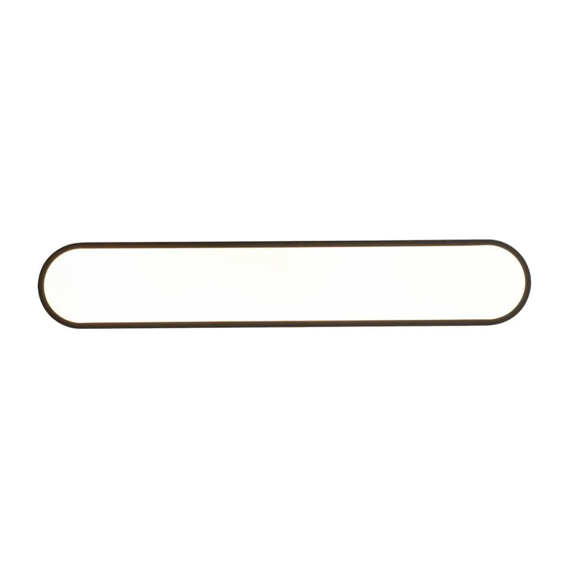 Minimalist Long Oval Dimmable LED Flush Mount Ceiling Light