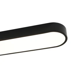 Minimalist Long Oval Dimmable LED Flush Mount Ceiling Light