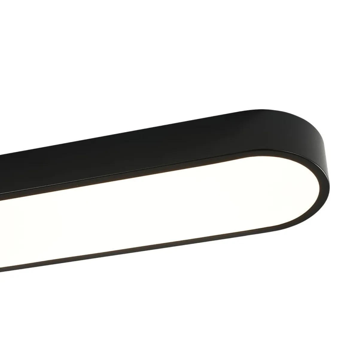 Minimalist Long Oval Dimmable LED Flush Mount Ceiling Light