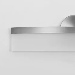 Minimalist Nickel Arched Dimmable LED Vanity Wall Light