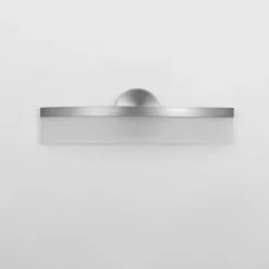 Minimalist Nickel Arched Dimmable LED Vanity Wall Light