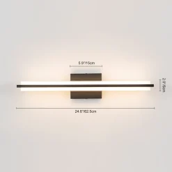 Minimalist Rectangle Dimmable LED Vanity Wall Light
