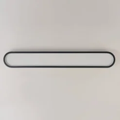 Minimalist Streamlined Oval Warm LED Ceiling Light