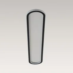 Minimalist Streamlined Oval Warm LED Ceiling Light