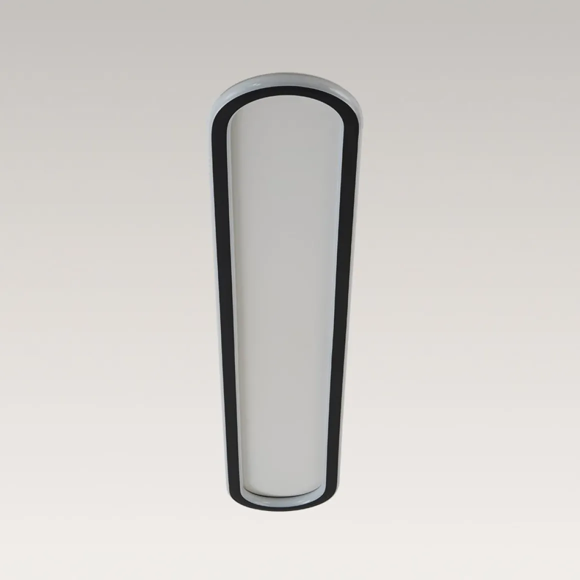Minimalist Streamlined Oval Warm LED Ceiling Light