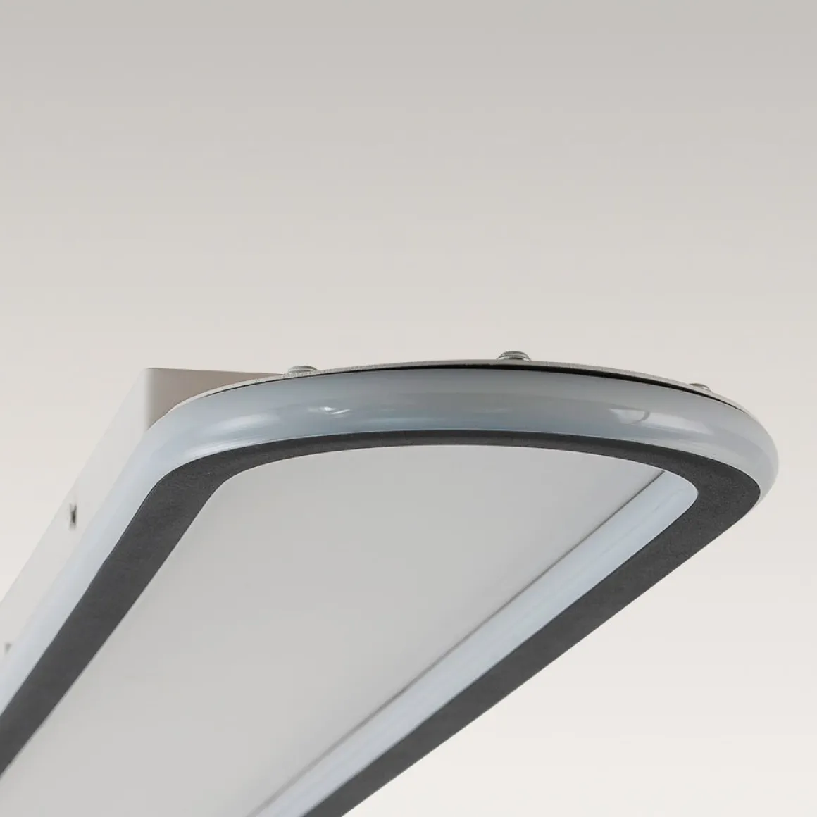 Minimalist Streamlined Oval Warm LED Ceiling Light