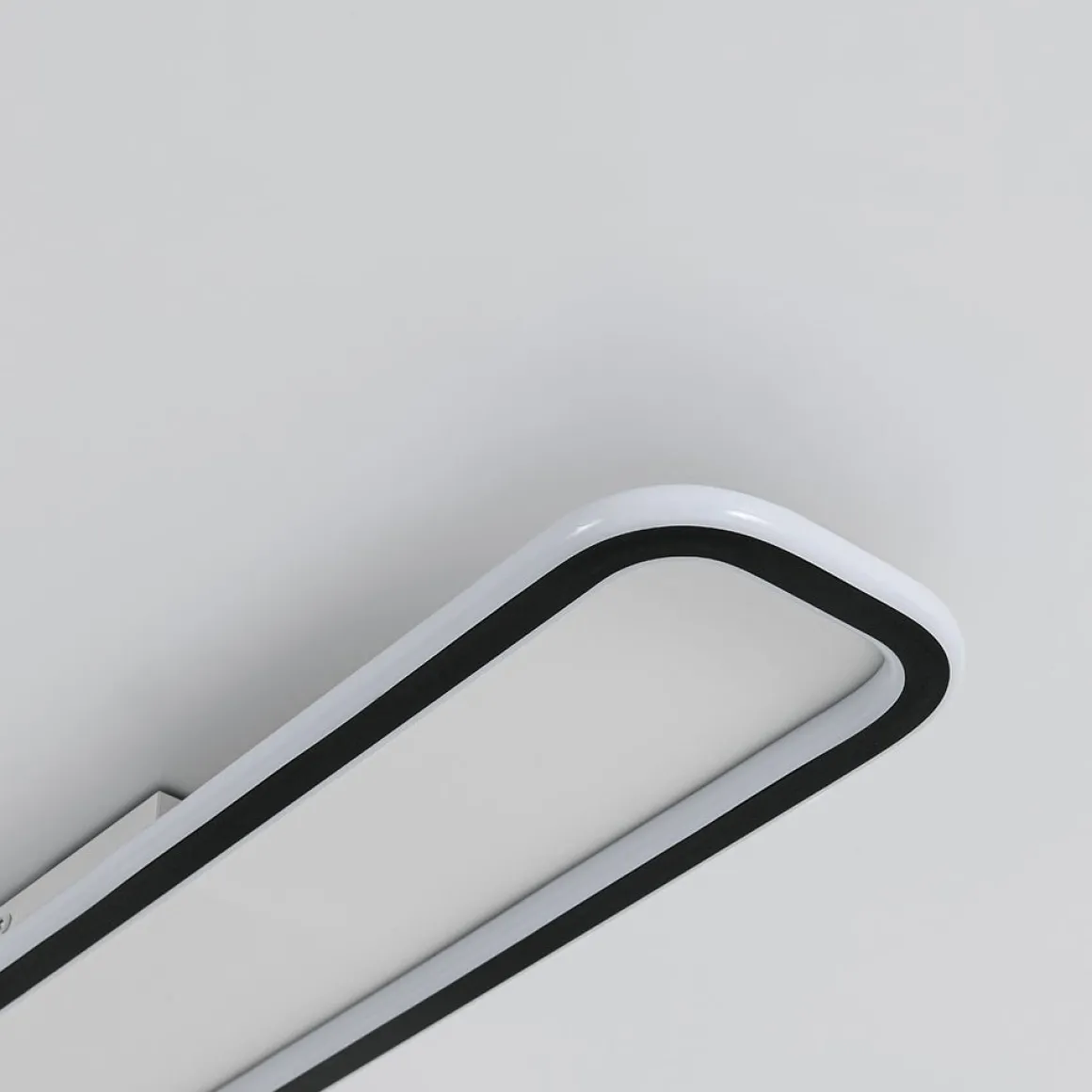 Minimalist Streamlined Rectangular Warm LED Ceiling Light