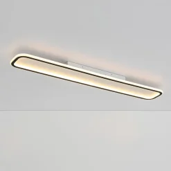 Minimalist Streamlined Rectangular Warm LED Ceiling Light