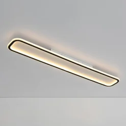 Minimalist Streamlined Rectangular Warm LED Ceiling Light