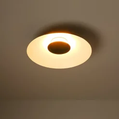 Minimalist Wide Flat Dome Dimmable LED Ceiling Light