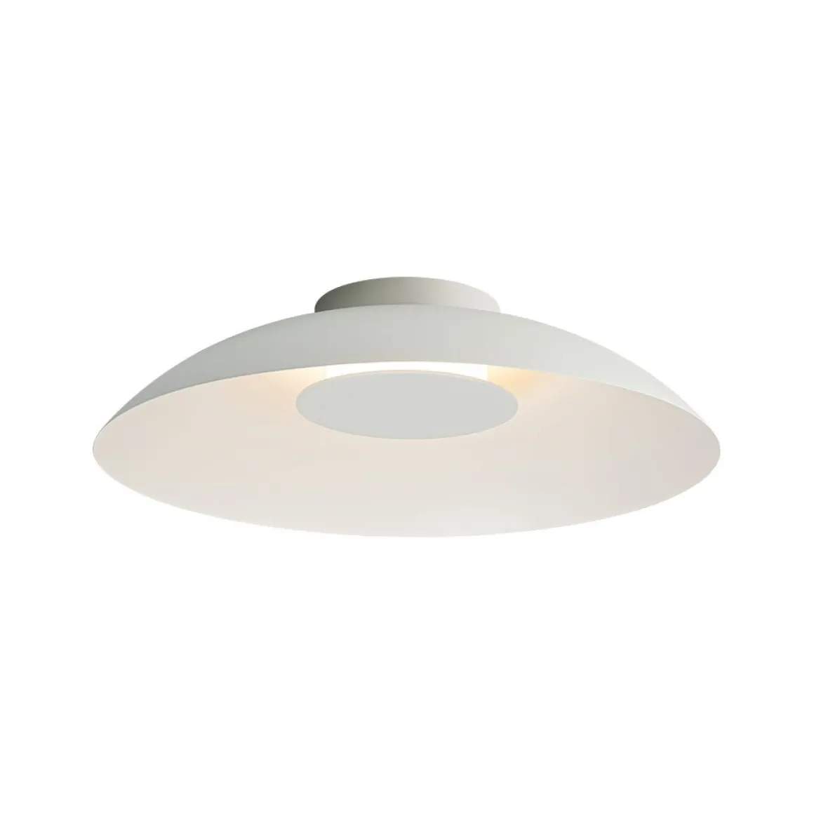 Minimalist Wide Flat Dome Dimmable LED Ceiling Light