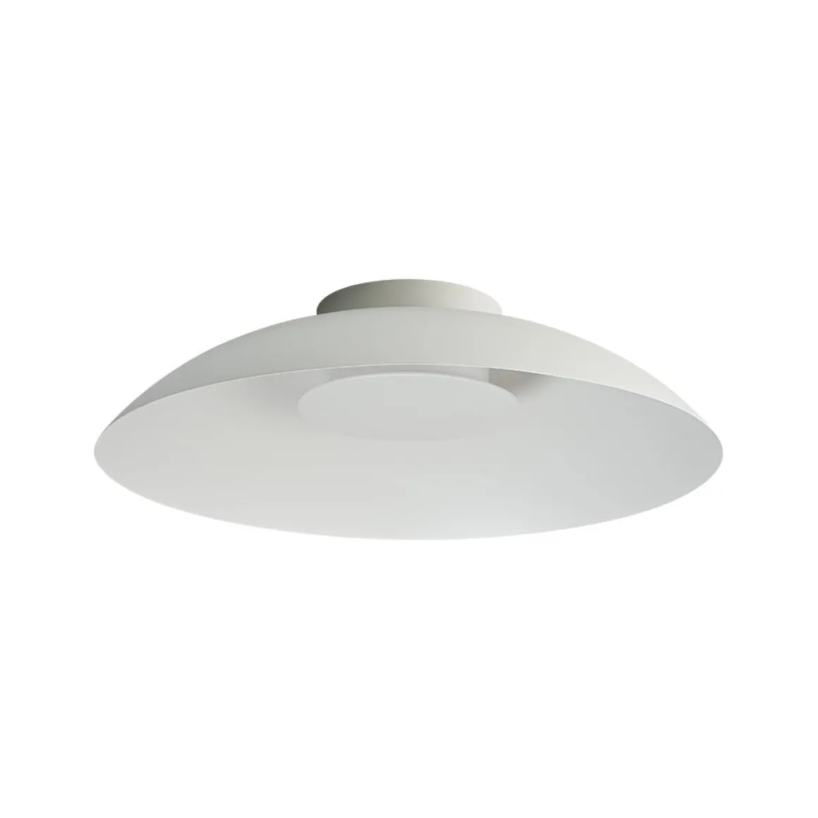 Minimalist Wide Flat Dome Dimmable LED Ceiling Light