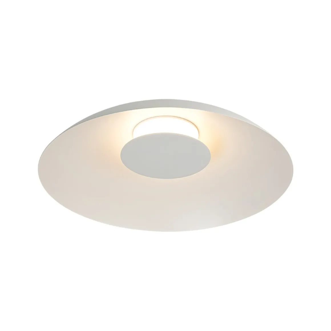 Minimalist Wide Flat Dome Dimmable LED Ceiling Light