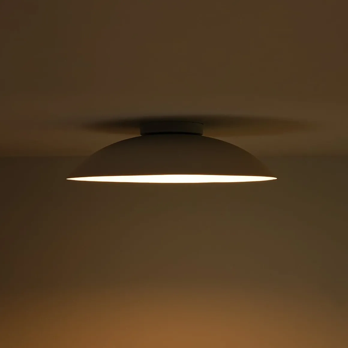 Minimalist Wide Flat Dome Dimmable LED Ceiling Light