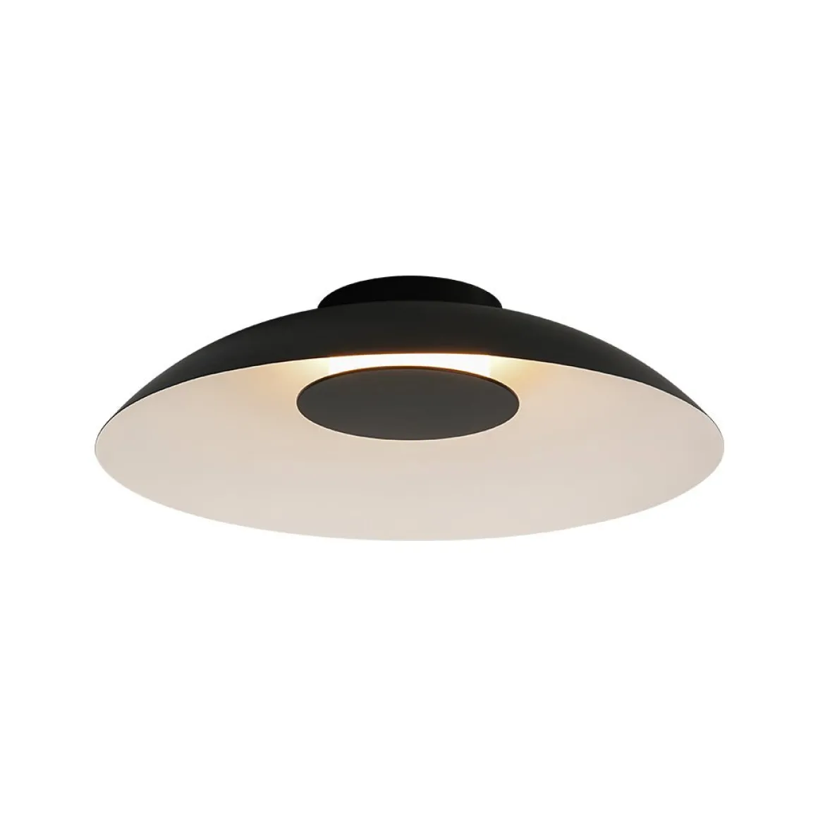 Minimalist Wide Flat Dome Dimmable LED Ceiling Light