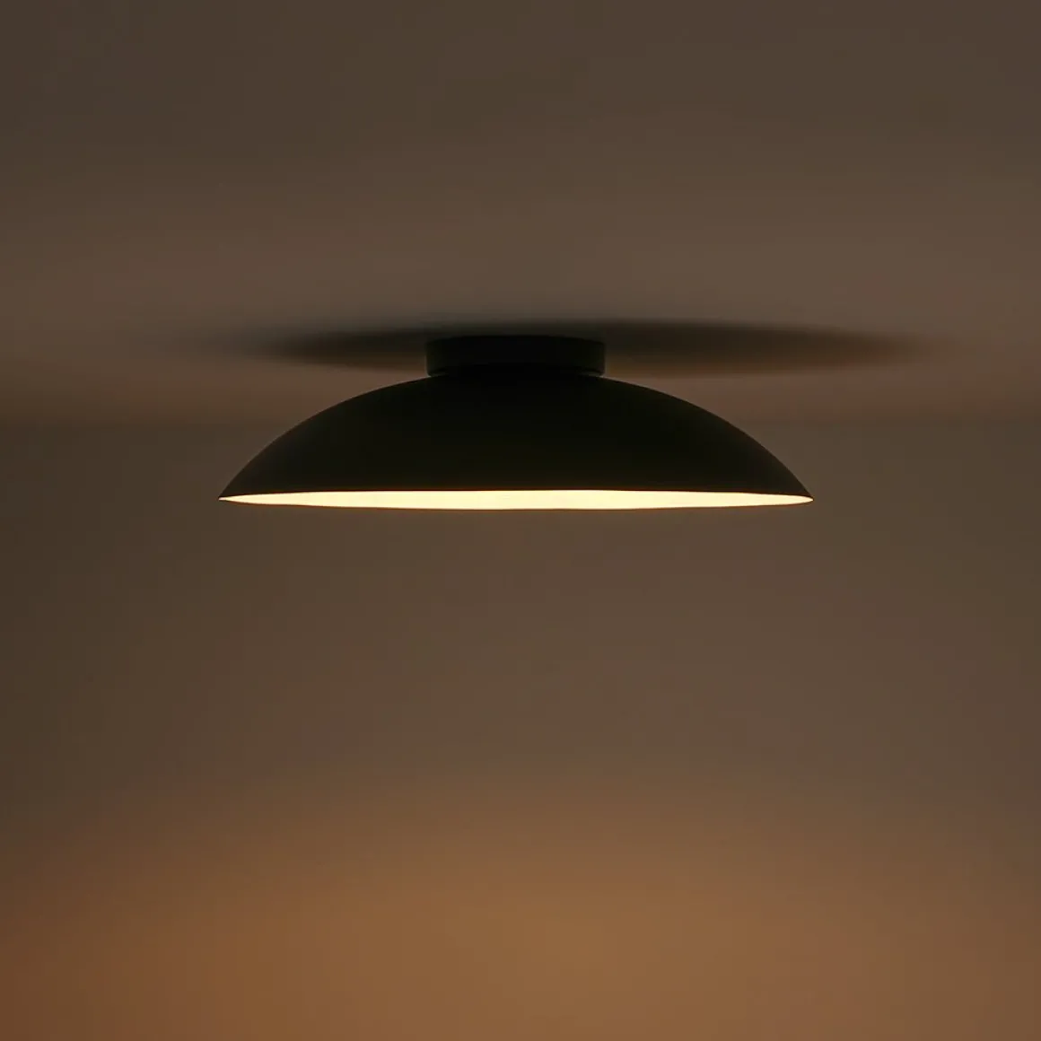 Minimalist Wide Flat Dome Dimmable LED Ceiling Light