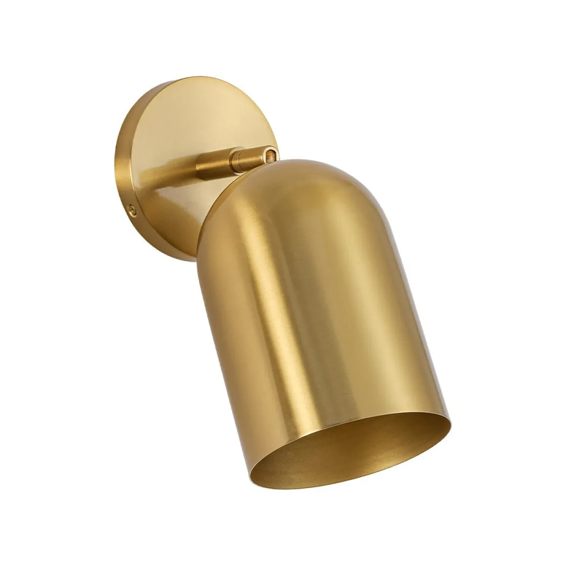Modern Brass Adjustable Single Ceiling Spotlight Wall Light