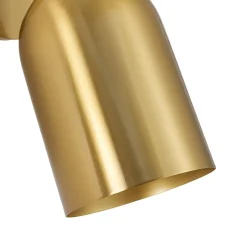 Modern Brass Adjustable Single Ceiling Spotlight Wall Light