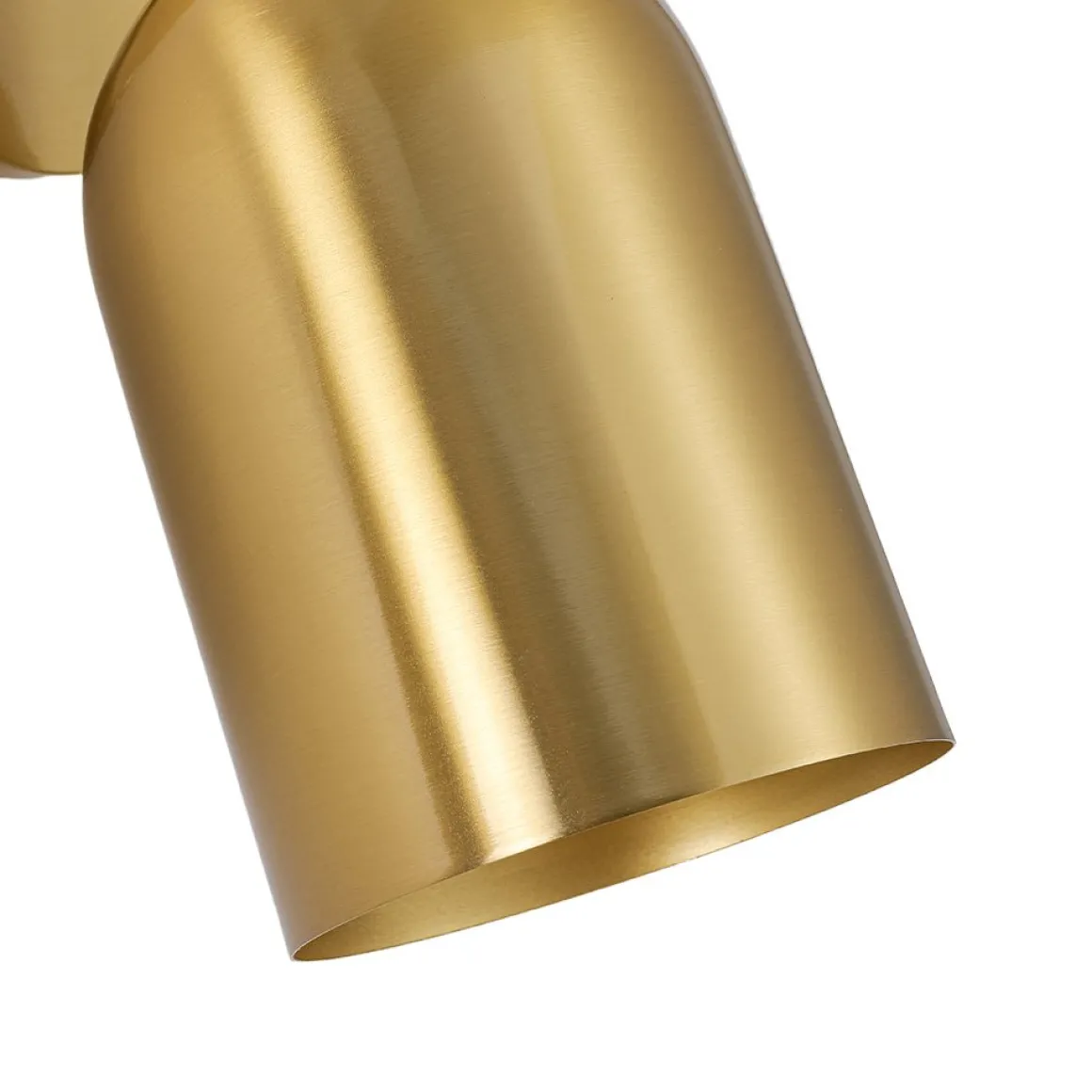 Modern Brass Adjustable Single Ceiling Spotlight Wall Light