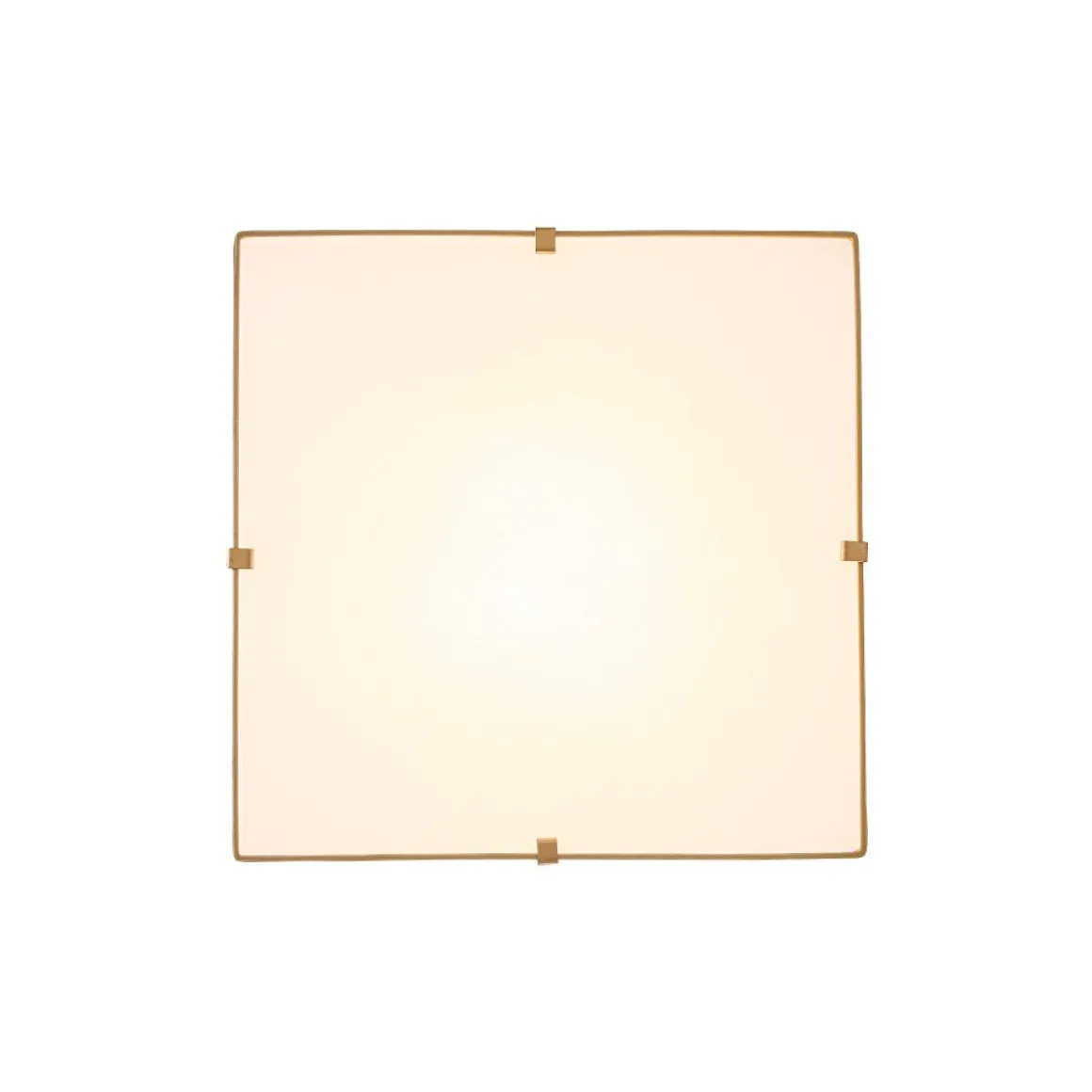 Modern Brass White Fabric Tapered Cage Pendant Light