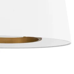 Modern Candle Style Fabric Wide Drum Cage Pendant Light
