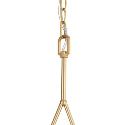 Modern Candle Style Fabric Wide Drum Cage Pendant Light